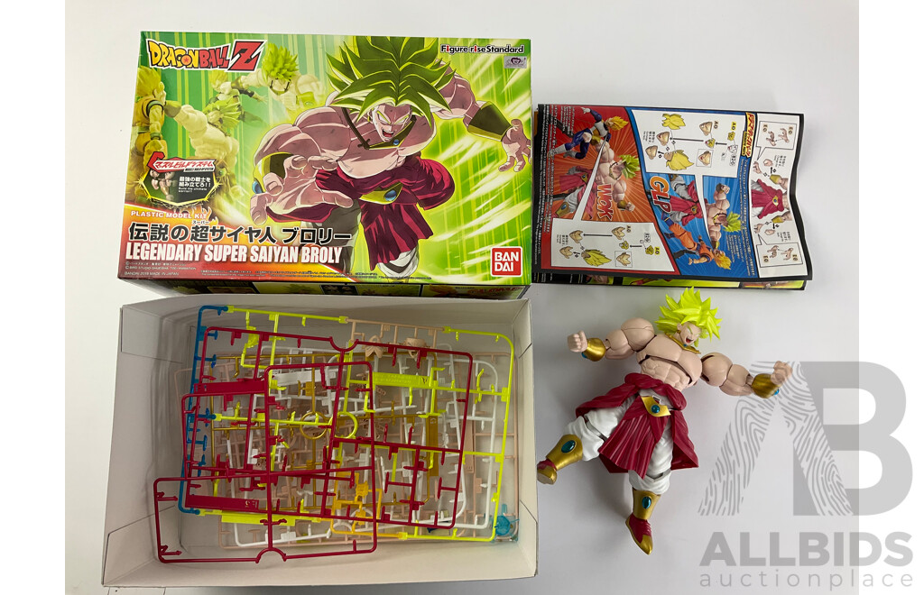 Bandai Dragon Ball  Z Legendary Super Saiyan Broly Plastic Model, Made in Japan