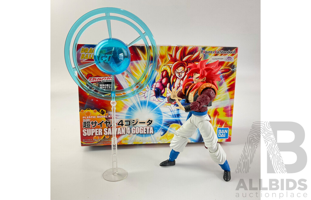 Bandai Dragon Ball  GT Super Saiyan 4 Gogeta Plastic Model, Made in Japan