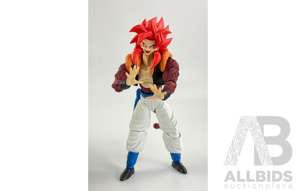 Bandai Dragon Ball  GT Super Saiyan 4 Gogeta Plastic Model, Made in Japan