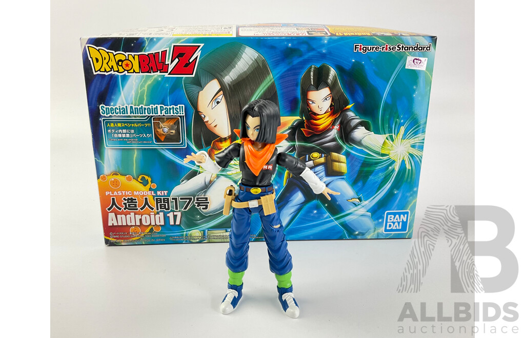 Bandai Dragon Ball Z Android 17 Plastic Model, Made in Japan