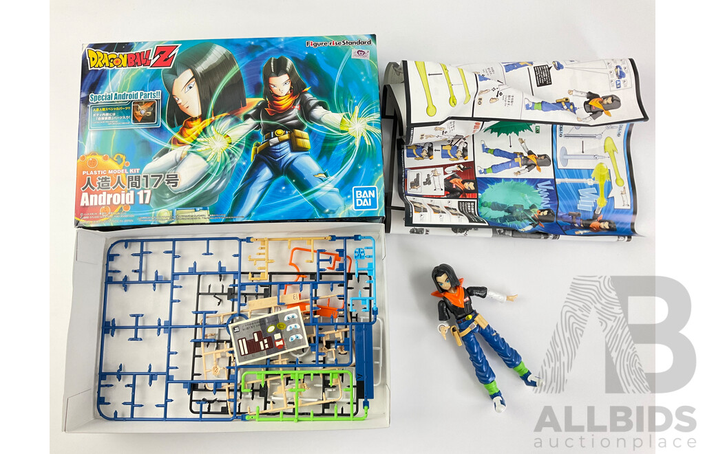 Bandai Dragon Ball Z Android 17 Plastic Model, Made in Japan