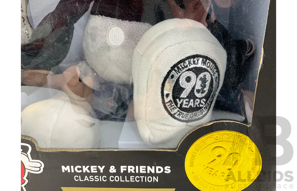 Australia Post Classic Collection Mickey Mouse Steamboat Willie 90th Anniversary Plush Toy