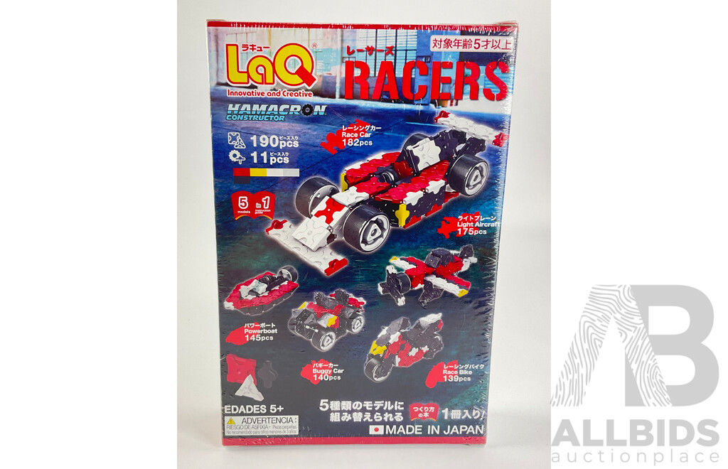 LaQ Hamcar Constructor Racers Formula One in Sealed Box, Made in Japan