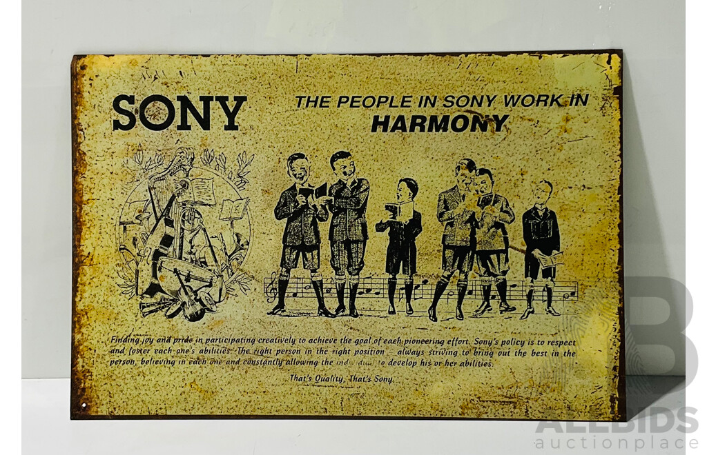 Tin Sony Advertisment