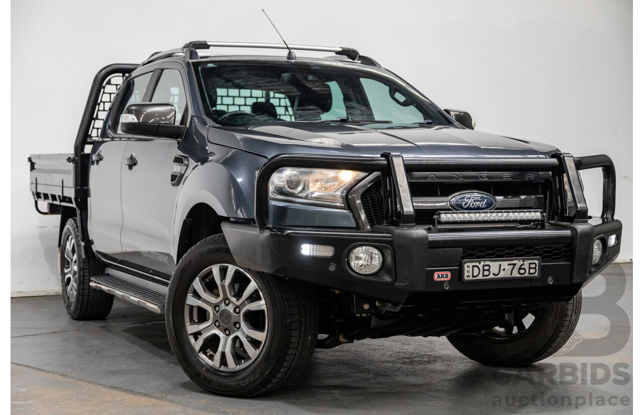 6/2015 Ford Ranger Wildtrak 3.2 (4x4) PX MKII 4d Dual Cab P/Up Metropolitan Grey Metallic Turbo Diesel 3.2L