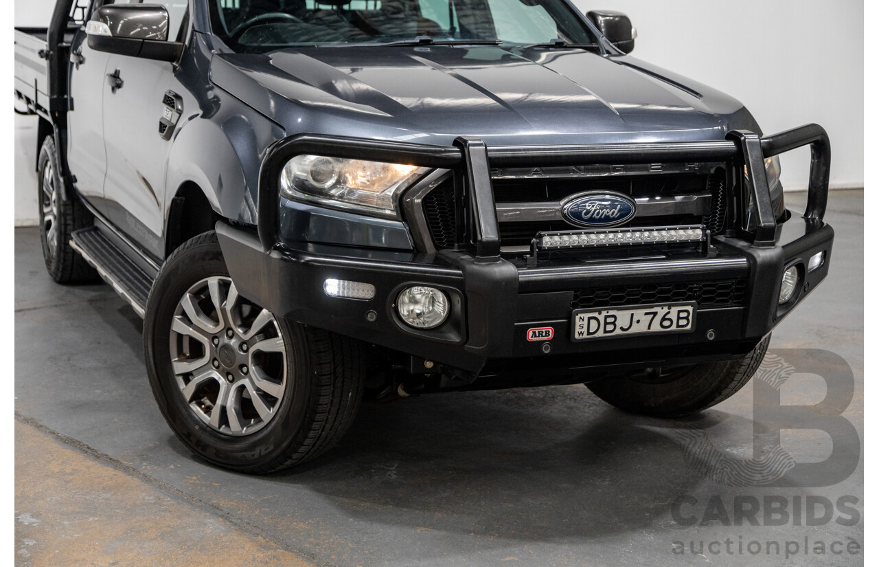 6/2015 Ford Ranger Wildtrak 3.2 (4x4) PX MKII 4d Dual Cab P/Up Metropolitan Grey Metallic Turbo Diesel 3.2L