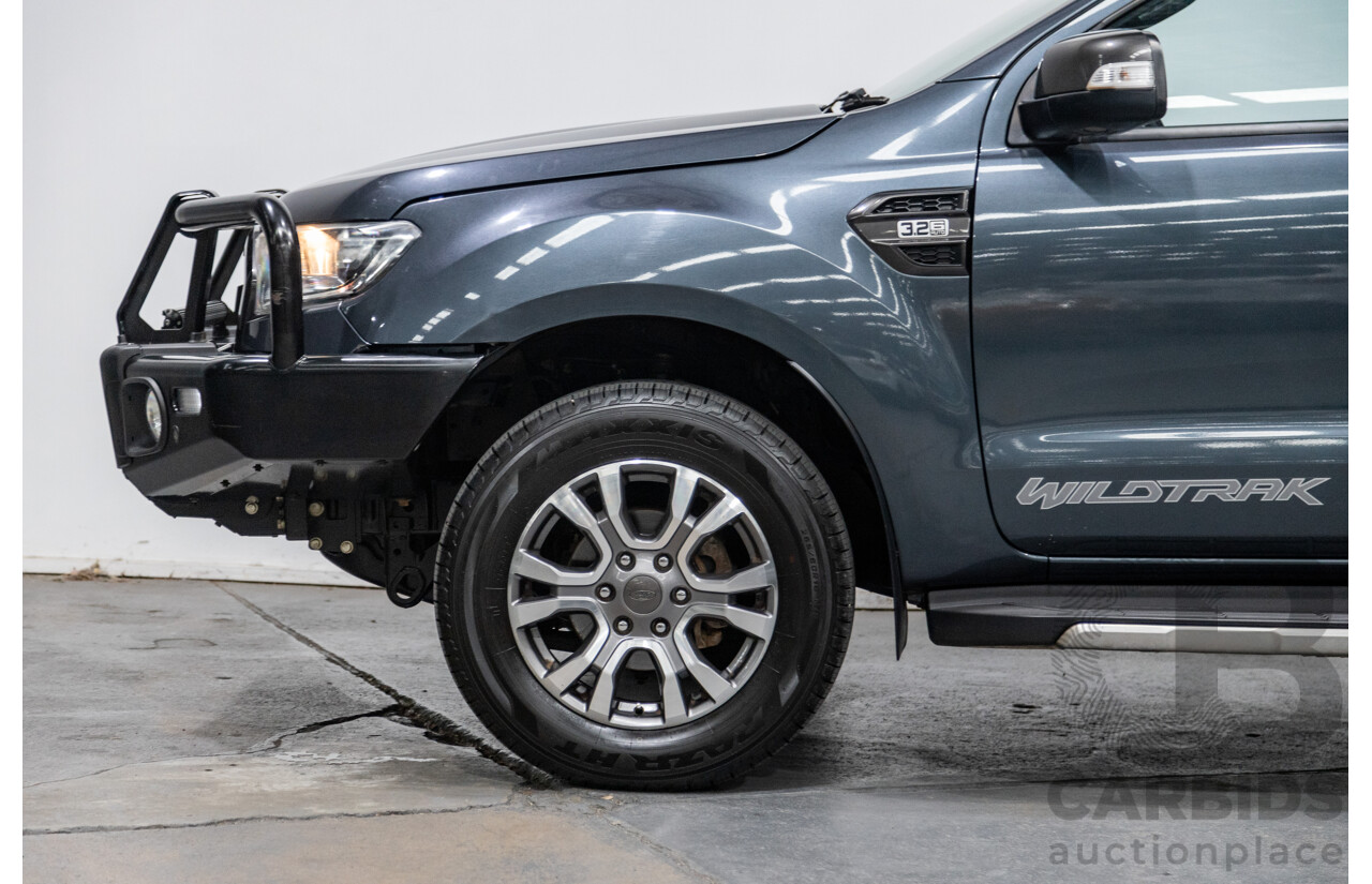 6/2015 Ford Ranger Wildtrak 3.2 (4x4) PX MKII 4d Dual Cab P/Up Metropolitan Grey Metallic Turbo Diesel 3.2L