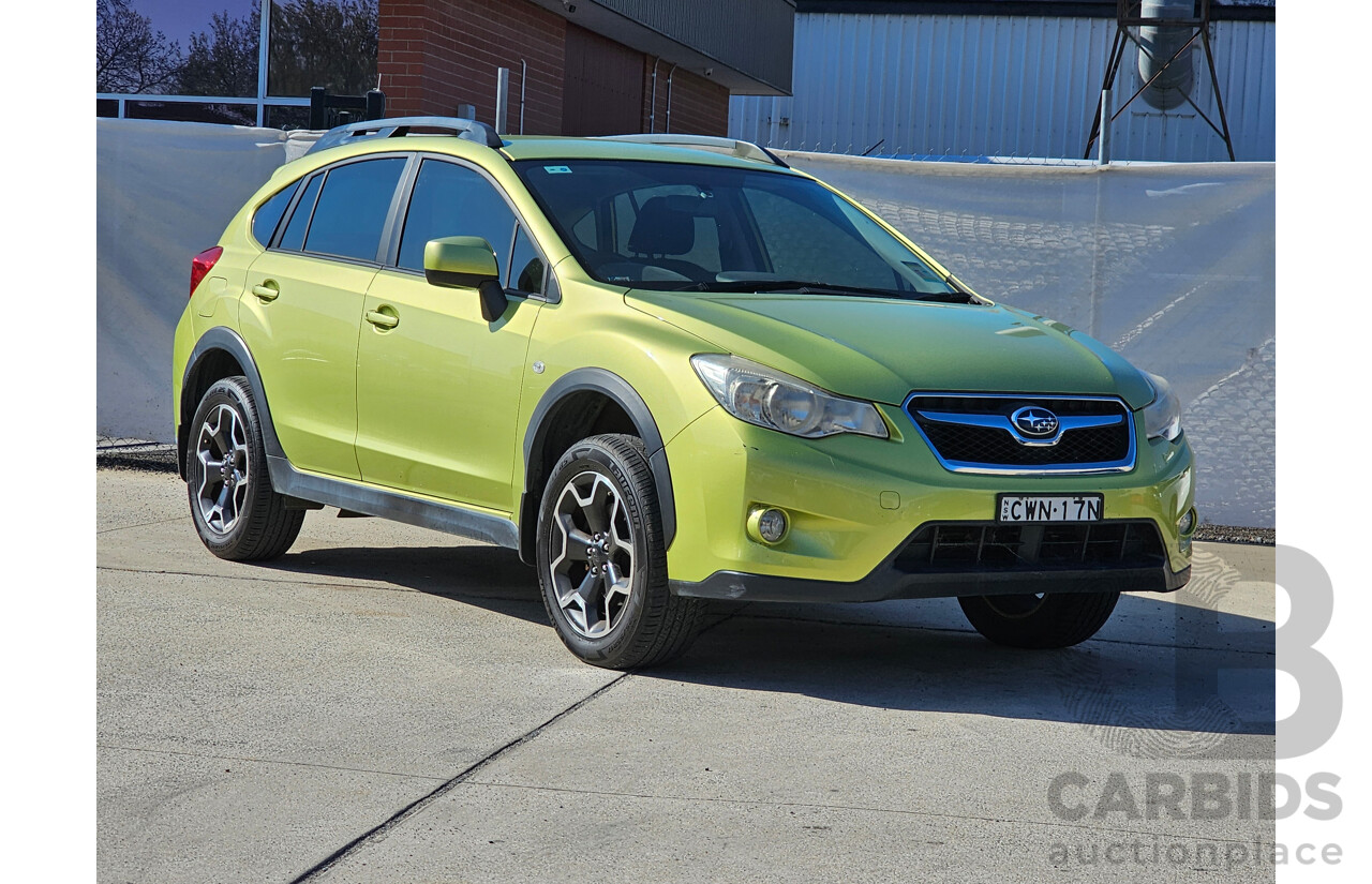 11/2014 Subaru XV 2.0i MY14 4d Wagon Plasma Green 2.0L