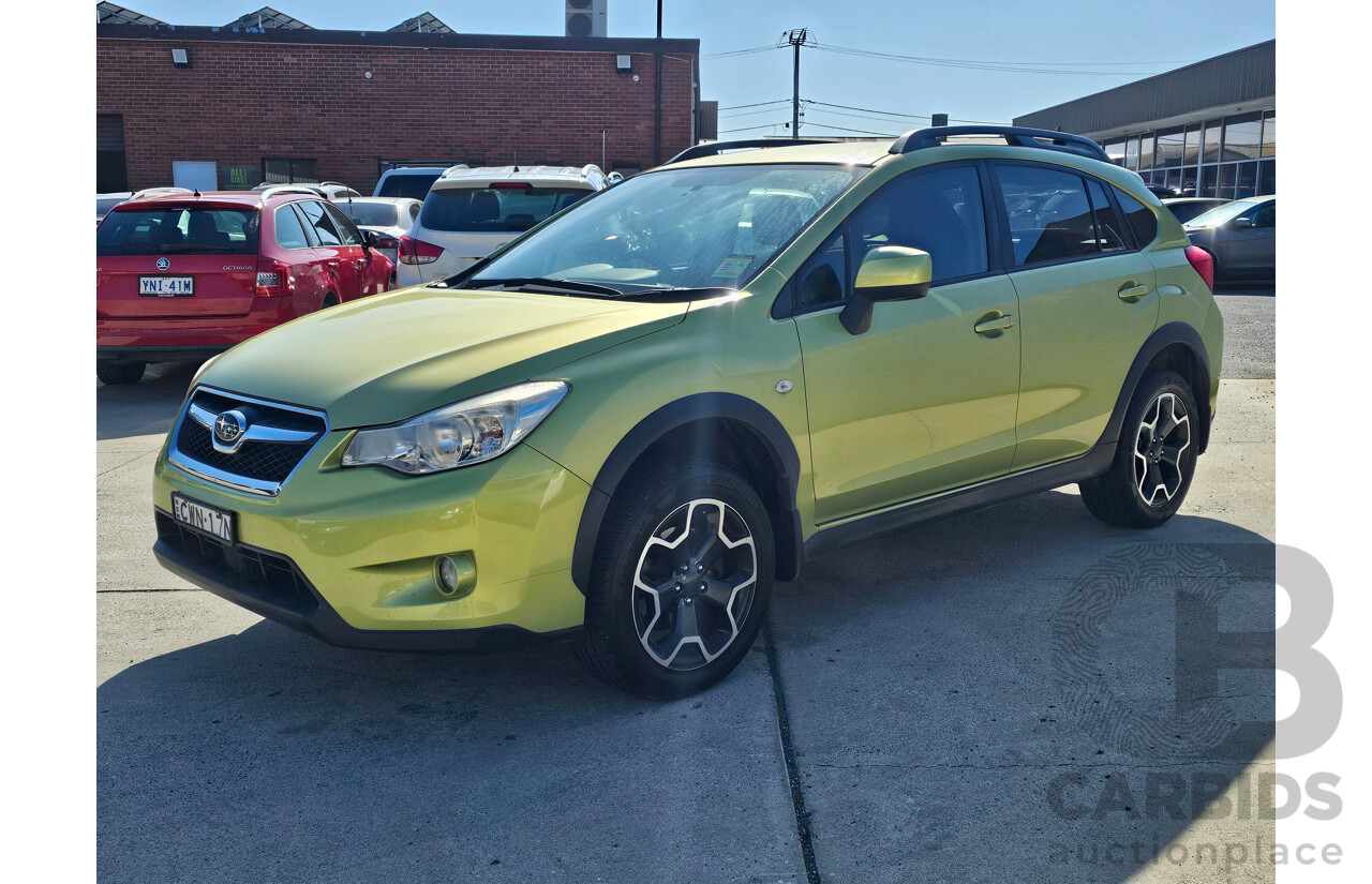 11/2014 Subaru XV 2.0i MY14 4d Wagon Plasma Green 2.0L