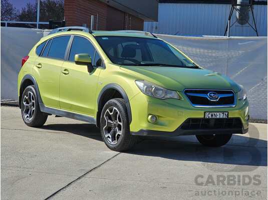 11/2014 Subaru XV 2.0i MY14 4d Wagon Plasma Green 2.0L