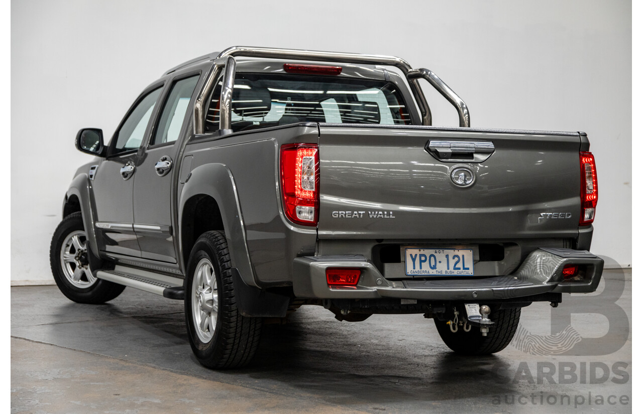 06/2020 Great Wall Steed NBP MY20 4d Dual Cab Titanium Metallic 2.4L