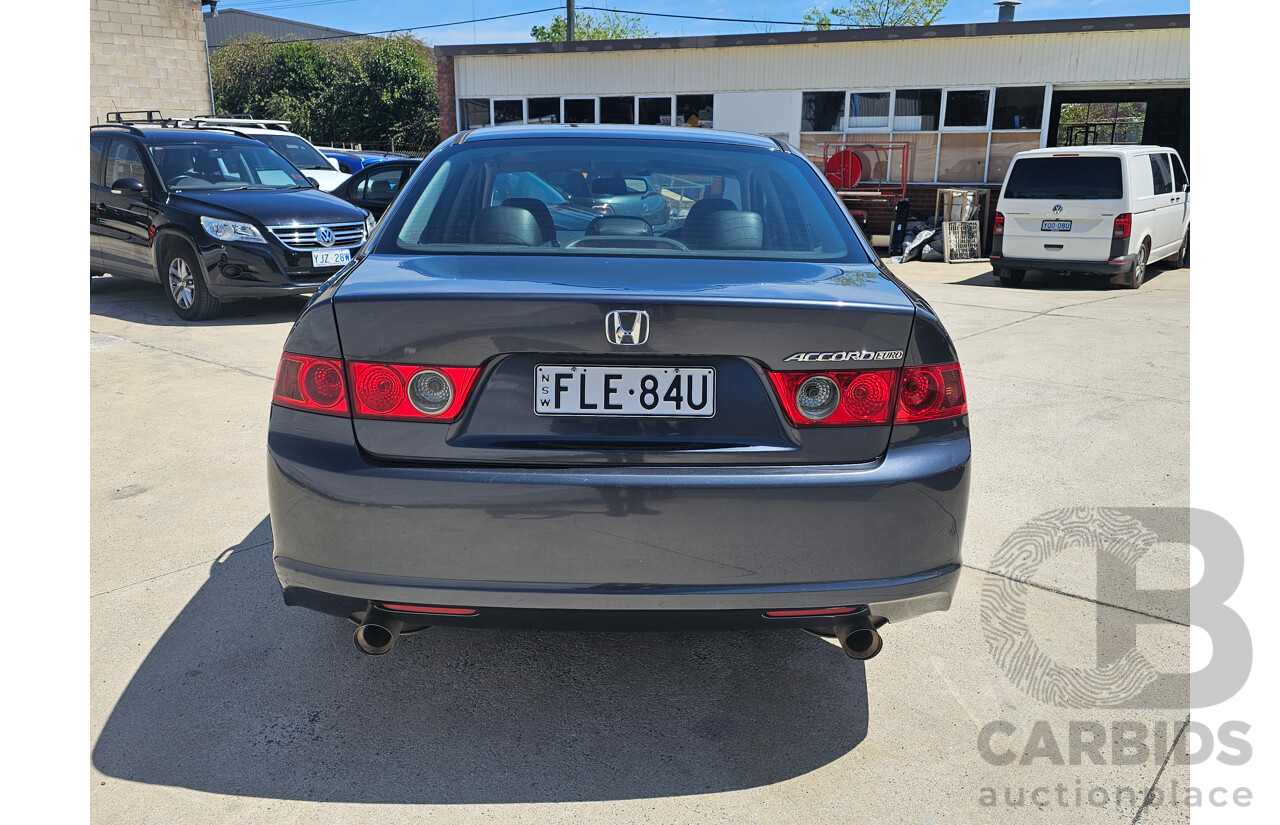 6/2007 Honda Accord EURO Luxury MY06 UPGRADE 4d Sedan Grey 2.4L