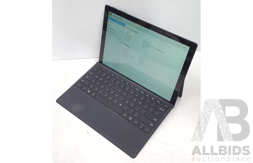 Microsoft (1796) Surface Pro 6 Intel Core i5 (8350U) 1.70GHz-3.60GHz 4-Core CPU 256GB 12.3-Inch Touchscreen Detachable Laptop