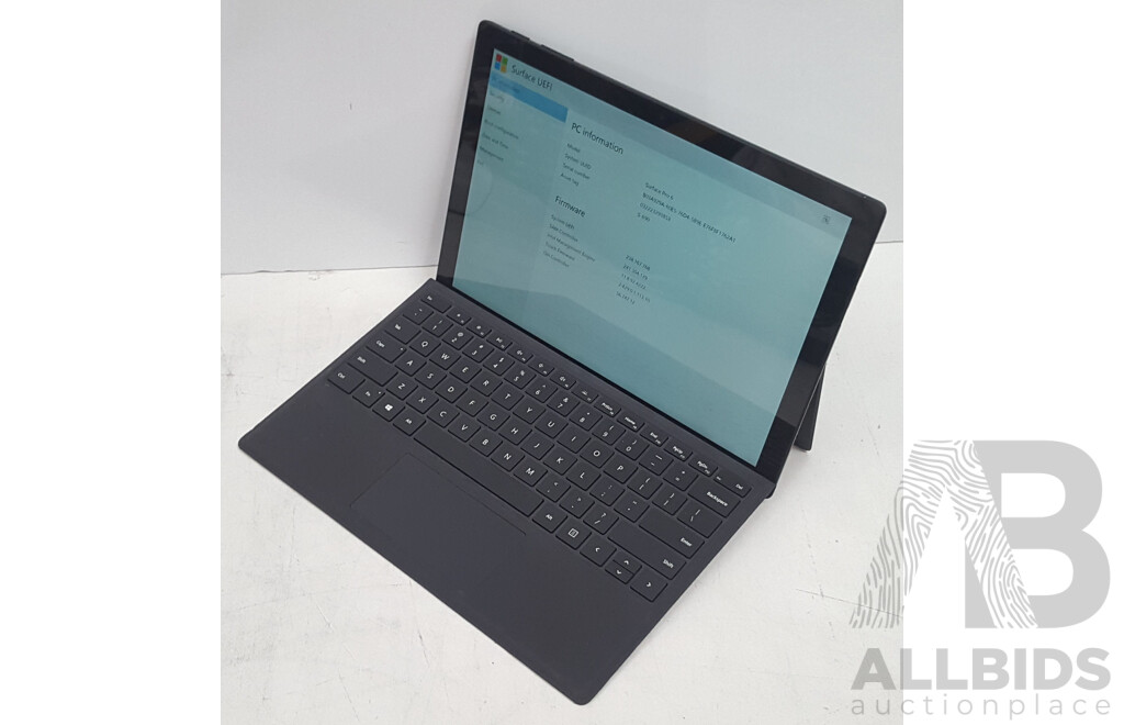 Microsoft (1796) Surface Pro 6 Intel Core i5 (8350U) 1.70GHz-3.60GHz 4-Core CPU 256GB 12.3-Inch Touchscreen Detachable Laptop