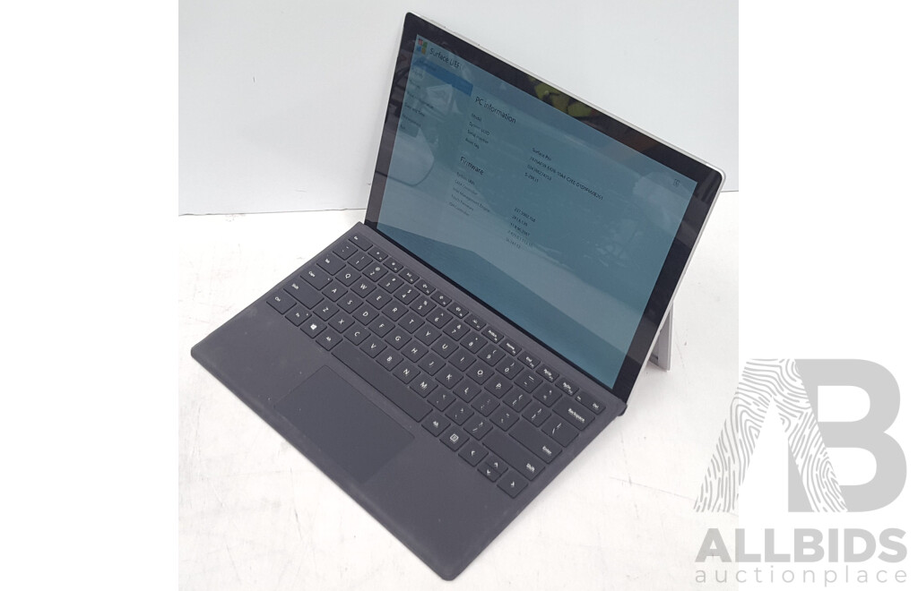 Microsoft (1796) Surface Pro 5 Intel Core i5 (7300U) 2.60GHz-3.50GHz 2-Core CPU 256GB 12.3-Inch Touchscreen Detachable Laptop