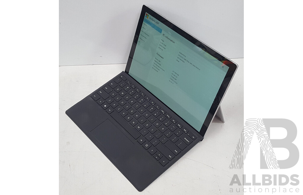 Microsoft (1796) Surface Pro 6 Intel Core i5 (8350U) 1.70GHz-3.60GHz 4-Core CPU 256GB 12.3-Inch Touchscreen Detachable Laptop