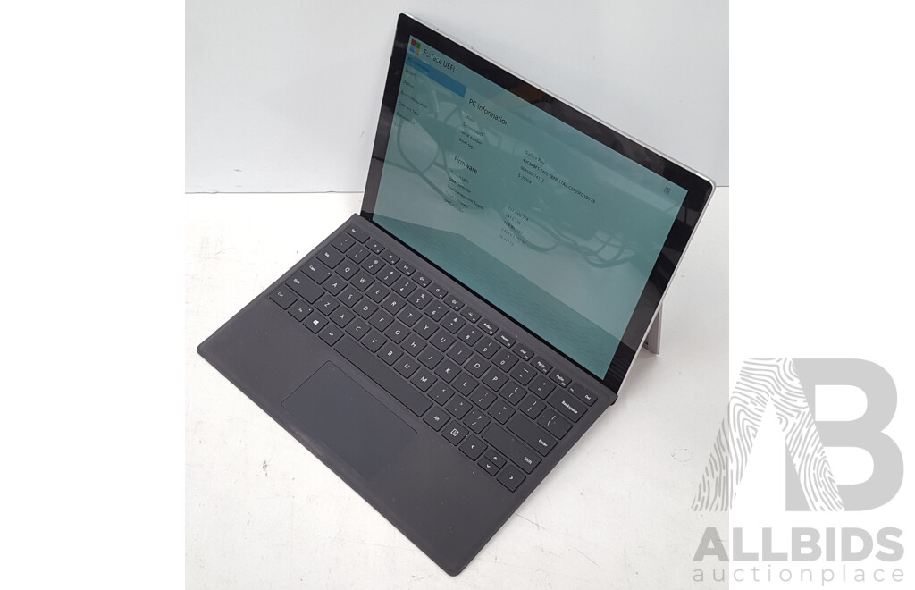 Microsoft (1796) Surface Pro 5 Intel Core i5 (7300U) 2.60GHz-3.50GHz 2-Core CPU 256GB 12.3-Inch Touchscreen Detachable Laptop