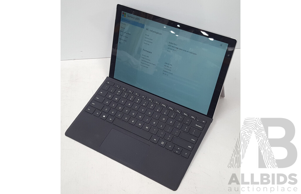 Microsoft (1796) Surface Pro 6 Intel Core i5 (8350U) 1.70GHz-3.60GHz 4-Core CPU 256GB 12.3-Inch Touchscreen Detachable Laptop