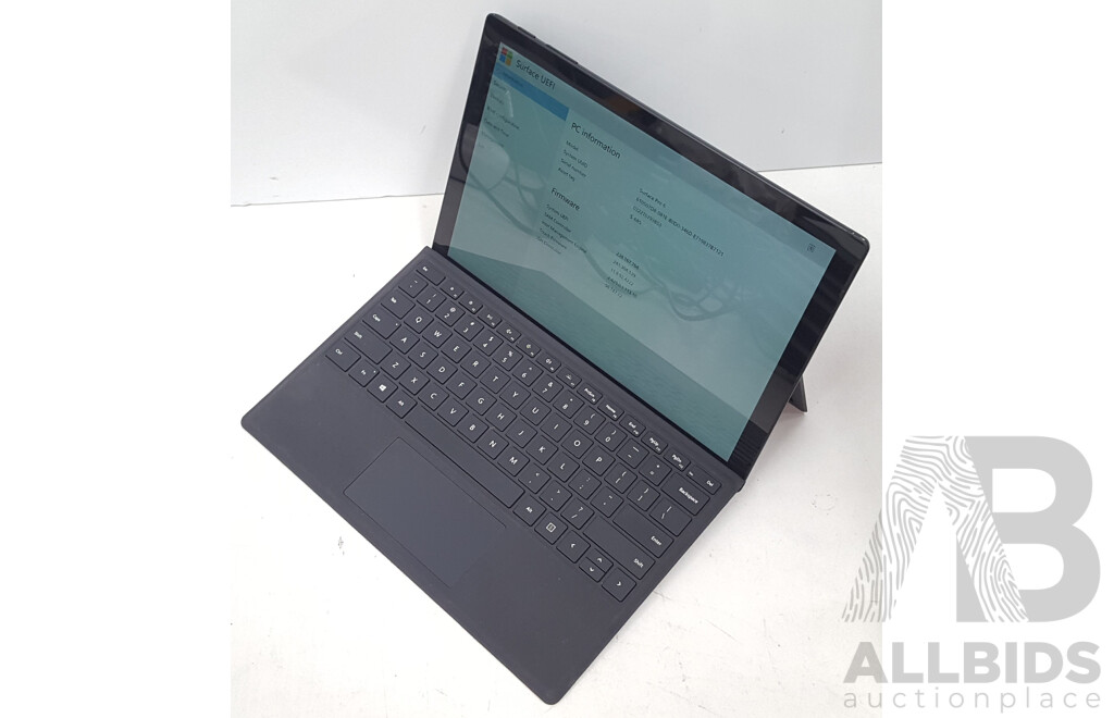 Microsoft (1796) Surface Pro 6 Intel Core i5 (8350U) 1.70GHz-3.60GHz 4-Core CPU 256GB 12.3-Inch Touchscreen Detachable Laptop