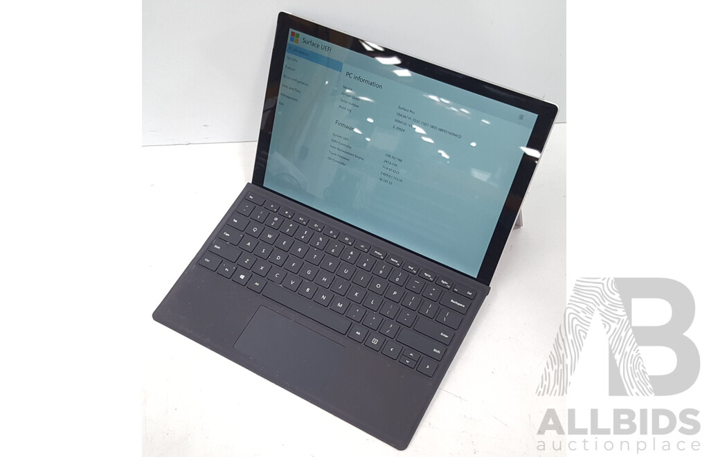 Microsoft (1796) Surface Pro 5 Intel Core i5 (7300U) 2.60GHz-3.50GHz 2-Core CPU 256GB 12.3-Inch Touchscreen Detachable Laptop