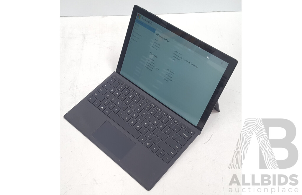 Microsoft (1796) Surface Pro 6 Intel Core i5 (8350U) 1.70GHz-3.60GHz 4-Core CPU 256GB 12.3-Inch Touchscreen Detachable Laptop