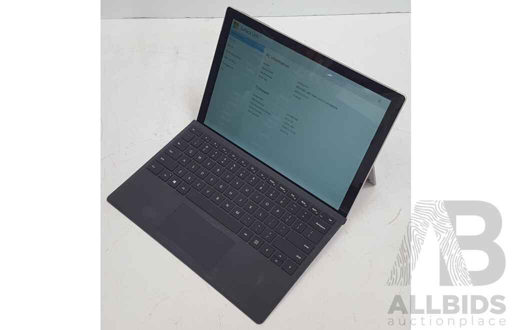 Microsoft (1796) Surface Pro 5 Intel Core i5 (7300U) 2.60GHz-3.50GHz 2-Core CPU 256GB 12.3-Inch Touchscreen Detachable Laptop