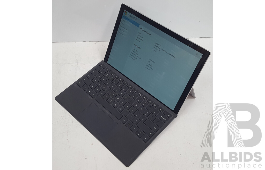 Microsoft (1796) Surface Pro 5 Intel Core i5 (7300U) 2.60GHz-3.50GHz 2-Core CPU 256GB 12.3-Inch Touchscreen Detachable Laptop