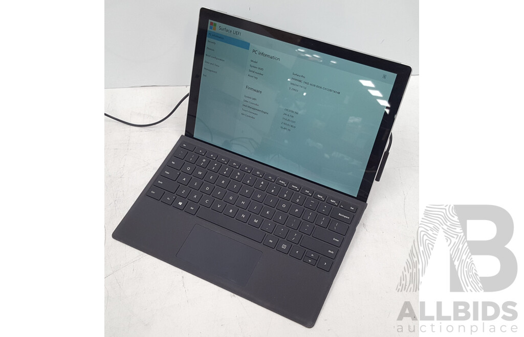 Microsoft (1796) Surface Pro 5 Intel Core i5 (7300U) 2.60GHz-3.50GHz 2-Core CPU 256GB 12.3-Inch Touchscreen Detachable Laptop