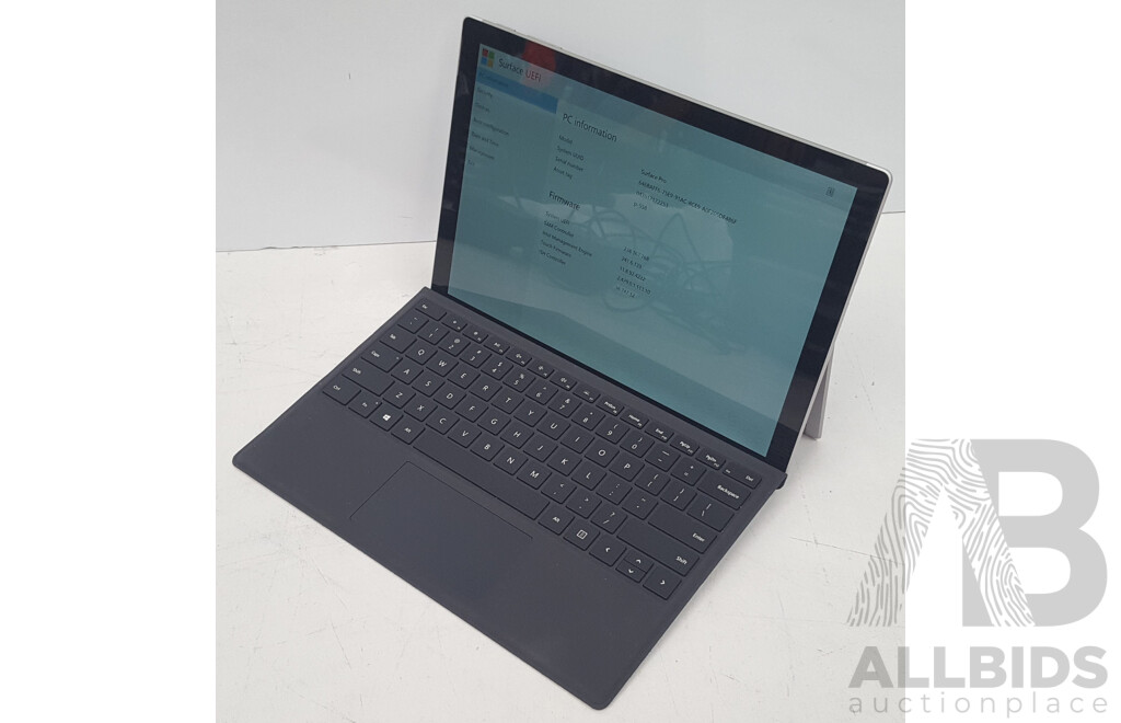 Microsoft (1796) Surface Pro 5 Intel Core i5 (7300U) 2.60GHz-3.50GHz 2-Core CPU 128GB 12.3-Inch Touchscreen Detachable Laptop