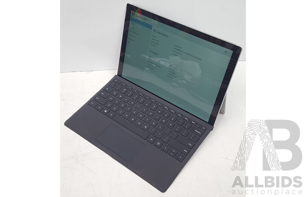 Microsoft (1796) Surface Pro 5 Intel Core i5 (7300U) 2.60GHz-3.50GHz 2-Core CPU 256GB 12.3-Inch Touchscreen Detachable Laptop