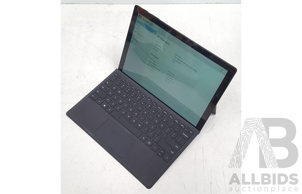 Microsoft (1796) Surface Pro 6 Intel Core i5 (8350U) 1.70GHz-3.60GHz 4-Core CPU 256GB 12.3-Inch Touchscreen Detachable Laptop