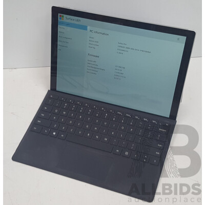 Microsoft (1796) Surface Pro 5 Intel Core i5 (7300U) 2.60GHz-3.50GHz 2-Core CPU 256GB 12.3-Inch Touchscreen Detachable Laptop