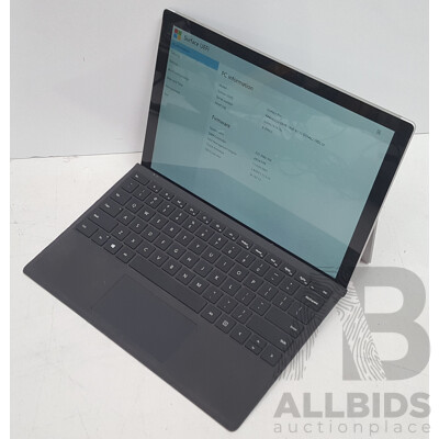 Microsoft (1796) Surface Pro 5 Intel Core i5 (7300U) 2.60GHz-3.50GHz 2-Core CPU 256GB 12.3-Inch Touchscreen Detachable Laptop