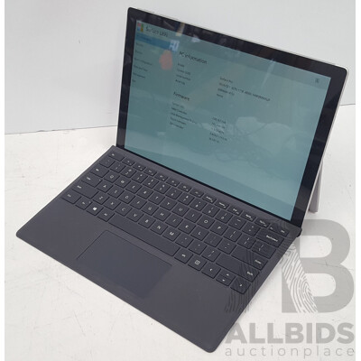 Microsoft (1796) Surface Pro 5 Intel Core i5 (7300U) 2.60GHz-3.50GHz 2-Core CPU 256GB 12.3-Inch Touchscreen Detachable Laptop