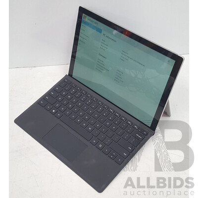 Microsoft (1796) Surface Pro 5 Intel Core i5 (7300U) 2.60GHz-3.50GHz 2-Core CPU 256GB 12.3-Inch Touchscreen Detachable Laptop