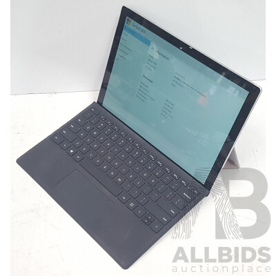 Microsoft (1796) Surface Pro 6 Intel Core i5 (8350U) 1.70GHz-3.60GHz 4-Core CPU 256GB 12.3-Inch Touchscreen Detachable Laptop