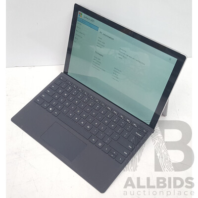 Microsoft (1796) Surface Pro 5 Intel Core i5 (7300U) 2.60GHz-3.50GHz 2-Core CPU 256GB 12.3-Inch Touchscreen Detachable Laptop