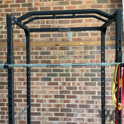 ARMORTECH Power Cage with Bar & Assorted of Weight Plates 5KG,10 KG, 20KG & Fitness Items