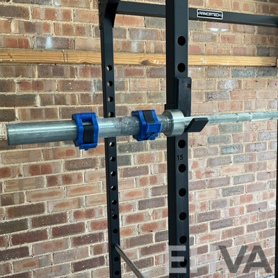 ARMORTECH Power Cage with Bar & Assorted of Weight Plates 5KG,10 KG, 20KG & Fitness Items