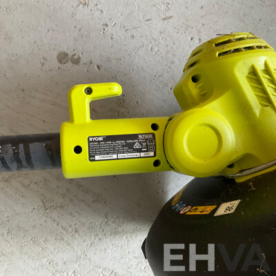 RYOBI RLT5030 Line Trimmer & TROJAN Handle Garden Spade