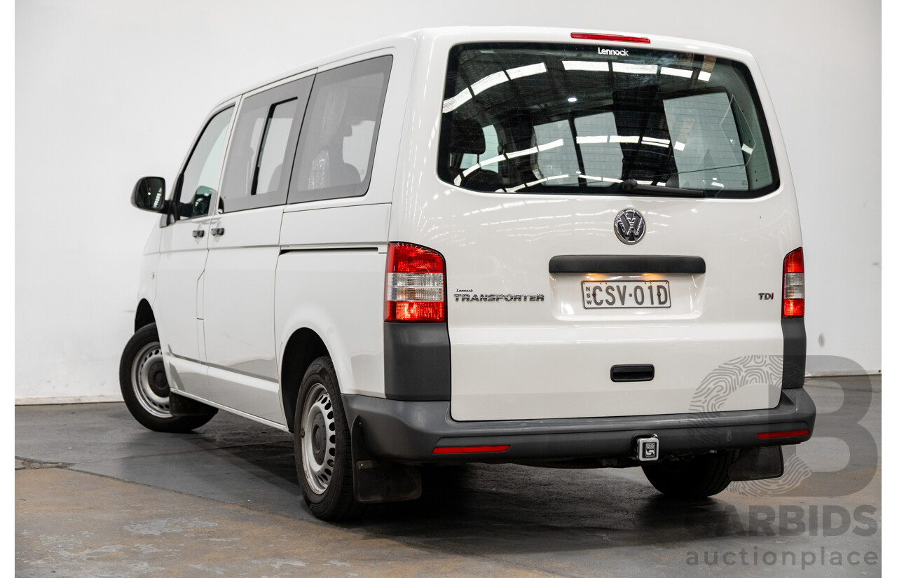 5/2013 Volkswagen Transporter TDI 340 Crewvan SWB T5 MY13 Van White Turbo Diesel 2.0L