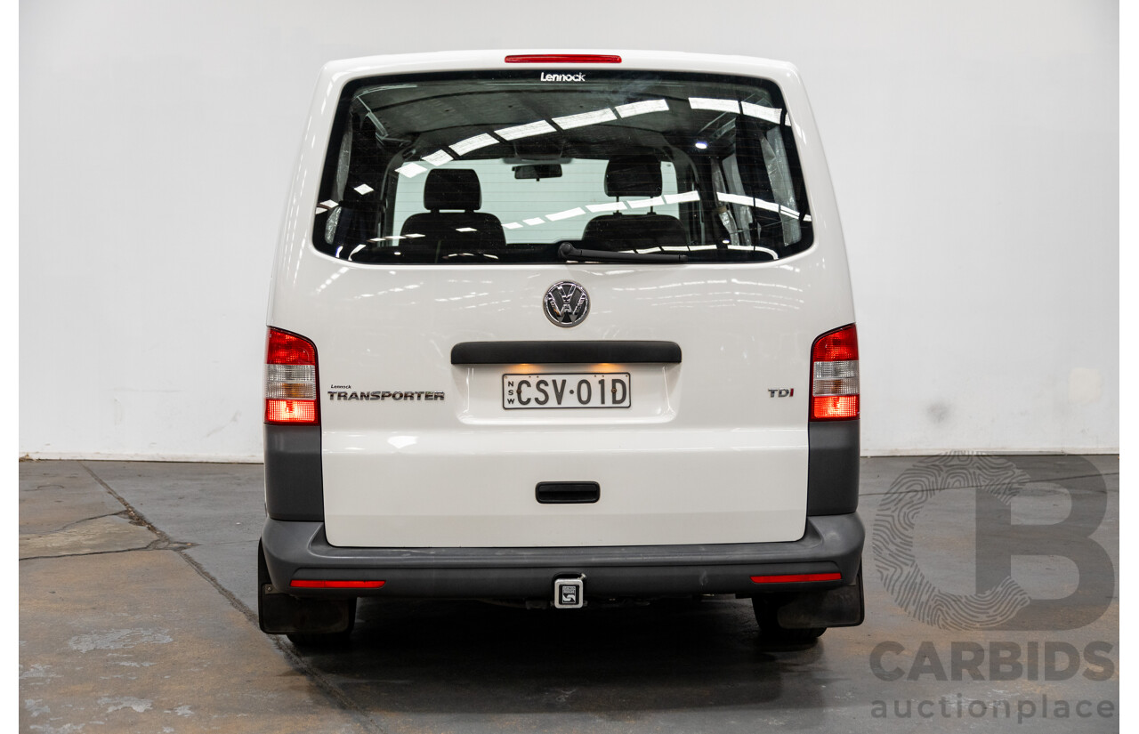 5/2013 Volkswagen Transporter TDI 340 Crewvan SWB T5 MY13 Van White Turbo Diesel 2.0L