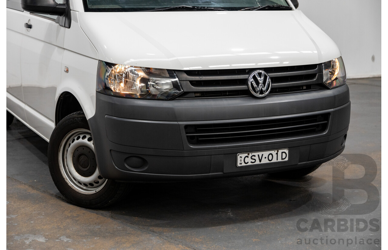 5/2013 Volkswagen Transporter TDI 340 Crewvan SWB T5 MY13 Van White Turbo Diesel 2.0L