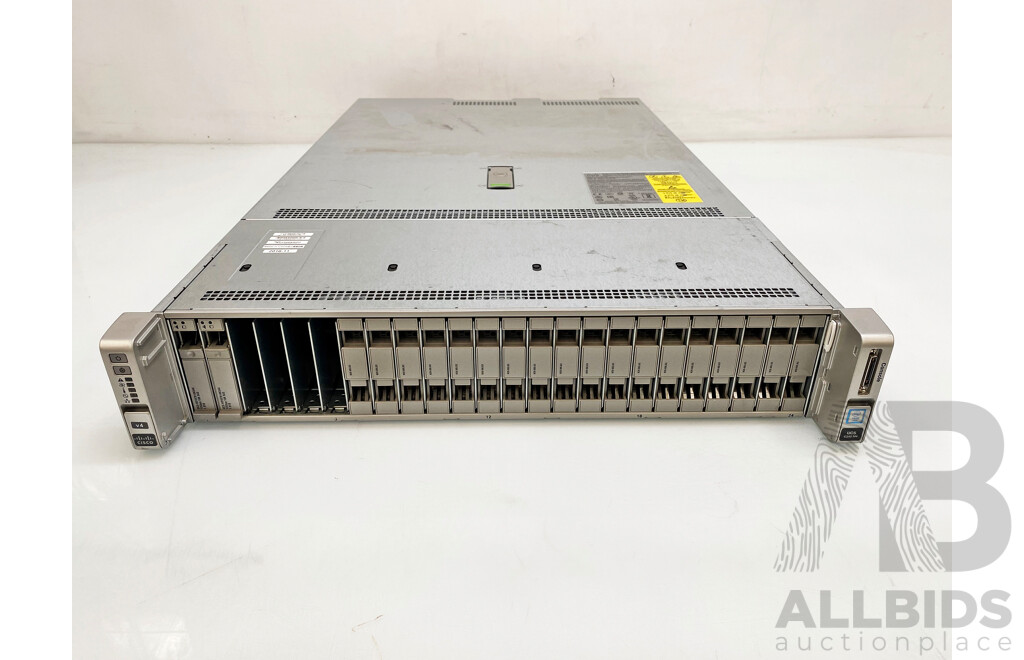 Cisco UCS C240 M4 Dual Intel Xeon (E5-2699 V4) 2.20GHz-3.60GHz 22-Core CPU 2RU Server W/ 48GB DDR4