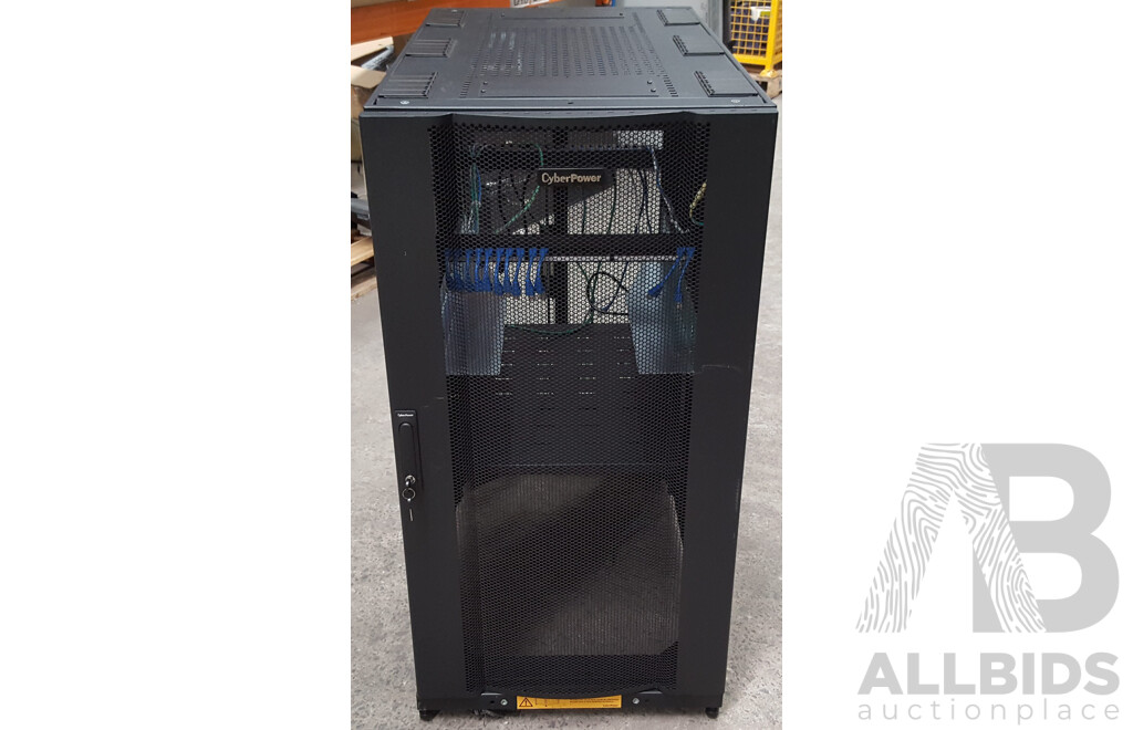 CyberPower Wheeled 24 RU Server Rack