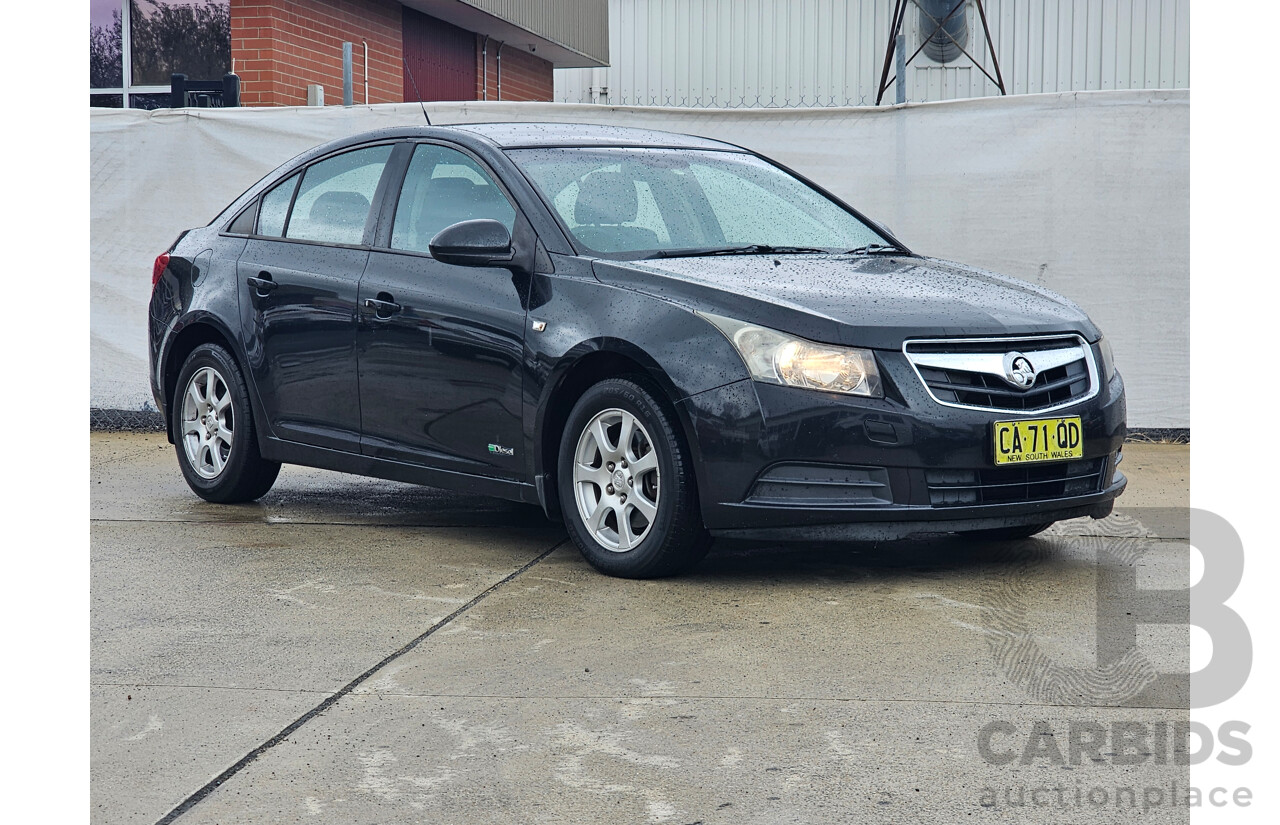 9/2010 Holden Cruze CD JG 4d Sedan Black 2.0L