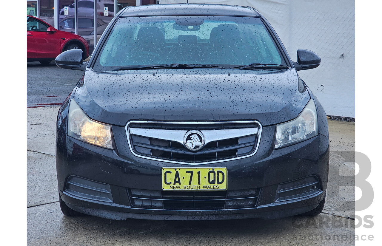 9/2010 Holden Cruze CD JG 4d Sedan Black 2.0L