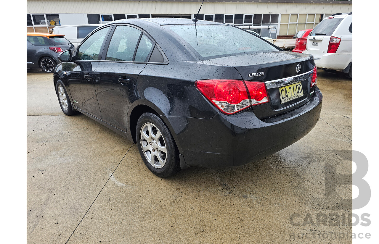 9/2010 Holden Cruze CD JG 4d Sedan Black 2.0L