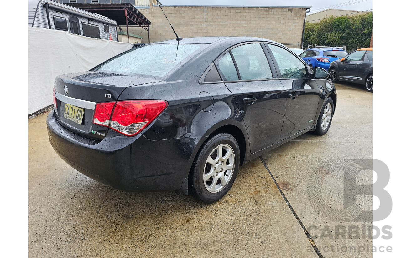 9/2010 Holden Cruze CD JG 4d Sedan Black 2.0L