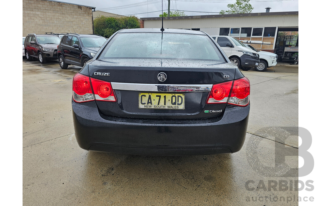 9/2010 Holden Cruze CD JG 4d Sedan Black 2.0L